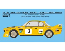 Decal – BMW 3,5 CSL „Luigi Racing / Kinley“ - 1979 ETCC Brno winner 1/24 Decal – BMW 3,5 CSL „Luigi Racing / Kinley“ - 1979 ETCC Brno winner 1/24
